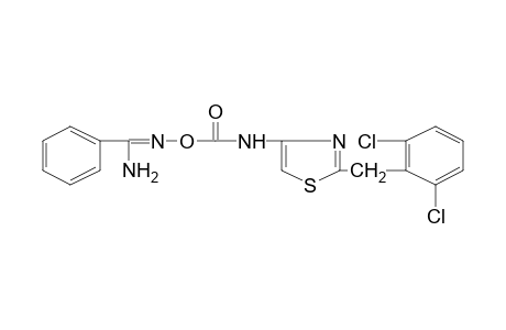 O-{[2-(2,6-dichlorobenzyl)-4-thiazolyl]carbamoyl}benzamidoxime