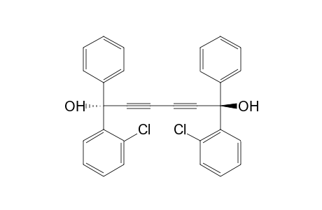 (-)-1,6-bis(o-chlorophenyl)-1,6-diphenyl-2,4-hexadiyne-1,6-diol