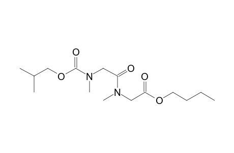 Sarcosylsarcosine, N-isobutoxycarbonyl-, butyl ester