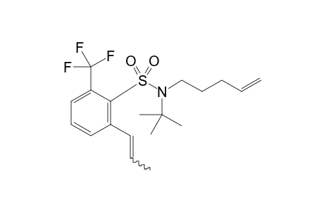 N-(tert-butyl)-N-(pent-4-en-1-yl)-2-(prop-1-en-1-yl)-6-(trifluoromethyl)benzenesulfonamide