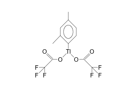 2,4-DIMETHYLPHENYLTHALLIUM(III)-BIS-(TRIFLUORACETAT)