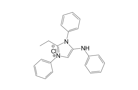 2-Ethyl-1,3-diphenyl-4-(phenylamino)-1,3-diazolium chloride