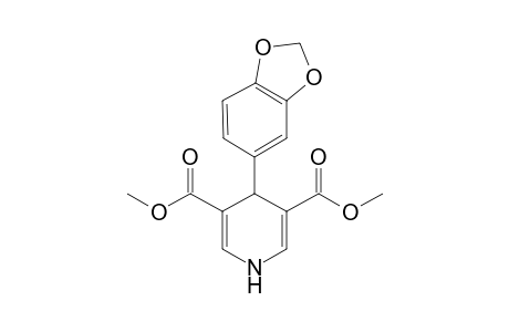 Pyridine-3,5-dicarboxylic acid, 1,4-dihydro-4-(1,3-benzodioxol-5-yl)-, dimethyl ester