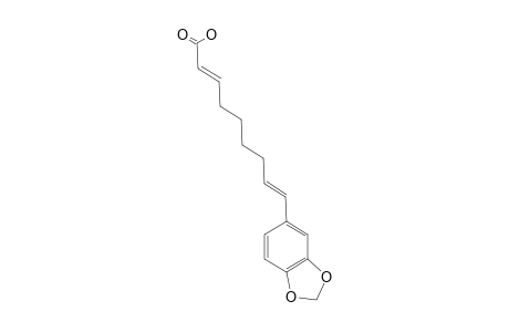 (2E,8E)-9-(1,3-benzodioxol-5-yl)nona-2,8-dienoic acid