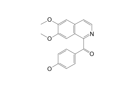 1-(4-Hydroxybenzoyl)-6,7-dimethoxyisoquinoline