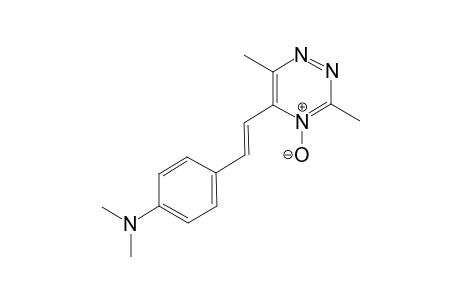 4-[(E)-2-(3,6-dimethyl-4-oxidanidyl-1,2,4-triazin-4-ium-5-yl)ethenyl]-N,N-dimethyl-aniline