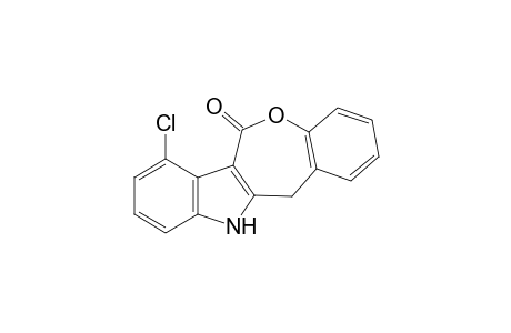 [5H,11H)-[1]-Benzoxepino[4,3-b]-(4'-chloro)indol-6-one