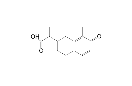 2-(4a,8-Dimethyl-7-oxo-1,2,3,4,4a,7-hexahydronaphthalen-2-yl)-propionic acid