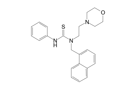 thiourea, N-[2-(4-morpholinyl)ethyl]-N-(1-naphthalenylmethyl)-N'-phenyl-