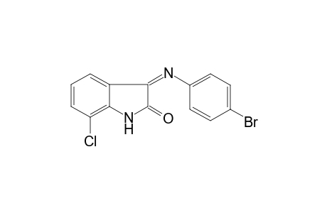 3-[(4-Bromophenyl)imino]-7-chloro-1,3-dihydro-2H-indol-2-one