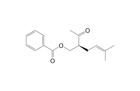 5-Hepten-2-one, 3-[(benzoyloxy)methyl]-6-methyl-, (S)-