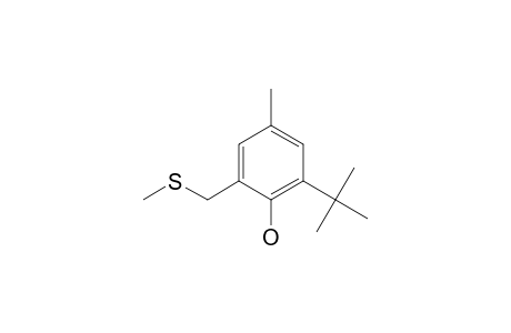 2-Tert-butyl-4-methyl-6-[(methylthio)methyl]phenol