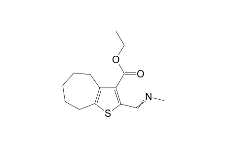 Ethyl 2-((methylimino)methyl)-5,6,7,8-tetrahydro-4H-cyclohepta[b]thiophene-3-carboxylate