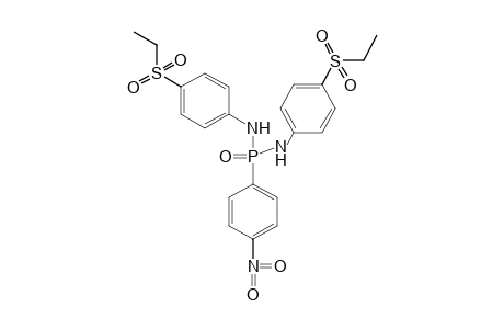 N,N'-bis(p-ethylsulfonylphenyl)-p-(p-nitrophenyl)phosphonic diamide