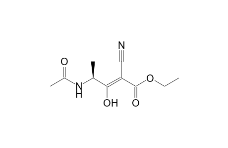 ETHYL-4-ACETYLAMINO-2-CYANO-3-HYDROXYPENT-2-ENOATE