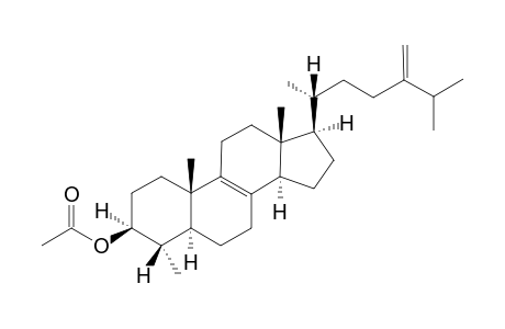 4.alpha.-Methylfecosterol acetate