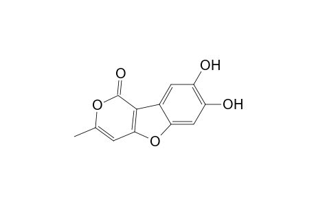 3-Methyl-7,8-bis(oxidanyl)pyrano[4,3-b][1]benzofuran-1-one