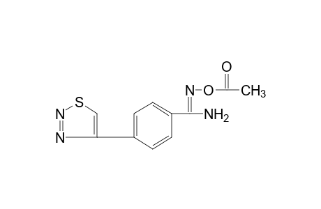 O-acetyl-p-(1,2,3-thiadiazol-4-yl)benzamidoxime