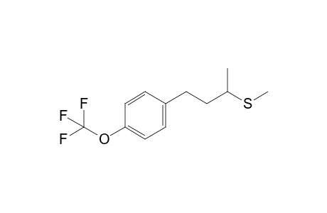 2-methylthio-4-trifluoromethoxyphenylbutane