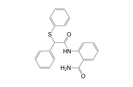 2-{[Phenyl(phenylsulfanyl)acetyl]amino}benzamide