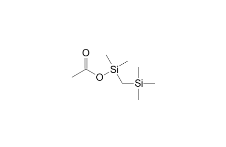Acetoxy-dimethyl-trimethylsilylmethyl-silane