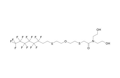 12,12,13,13,14,14,15,15,16,16,17,17,17-Tridecafluoro-3,9-dithia-6-oxaheptadecanoic acid, N,N-bis(2-hydroxyethyl)amide