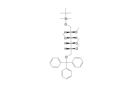 1-O-(TERT.-BUTYLDIMETHYLSILYL)-2,3,4,5-TETRA-O-METHYL-6-O-TRITYL-D-GLUCITOL