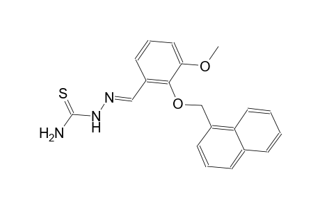 3-methoxy-2-(1-naphthylmethoxy)benzaldehyde thiosemicarbazone