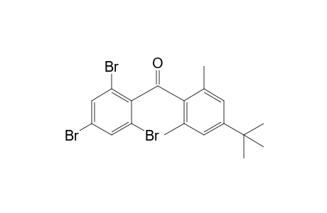 (4-Tert-butyl-2,6-dimethyl-phenyl)-[2,4,6-tris(bromanyl)phenyl]methanone