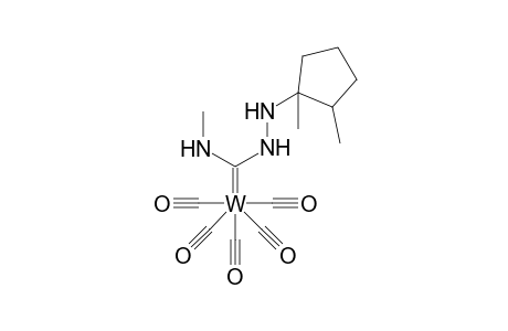 Pentacarbony[ 2-{(1',5'-dimethylcyclopentyl)hydrazino}-2-(methylamino)-carbene] tungsten