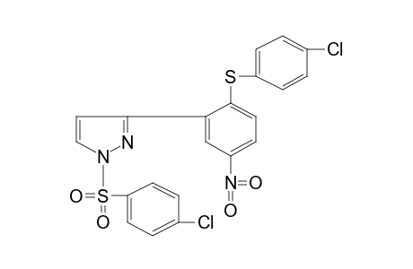 1-[(p-chlorophenyl)sulfonyl]-3-{2-[(p-chlorophenyl)thio]-5-nitrophenyl}pyrazole