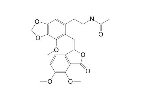 (E)-N-Acetylanhydronornarceine