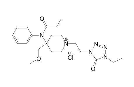#1;ALFENTANIL-HYDROCHLORIDE;MAJOR-ISOMER-A;N-[1-[2-(4-ETHYL-5-OXO-4,5-DIHYDRO-1H-1,2,3,4-TETRAZOL-1-YL)-ETHYL]-4-(METHOXYMETHYL)-PIPERIDIN-4-YL]-N-PHENY