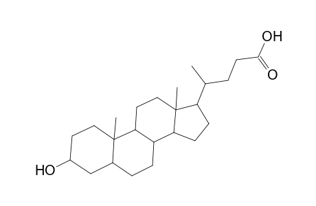 5.beta.-Cholanic acid, 3-hydroxy-, (3.alpha.,5.beta.)