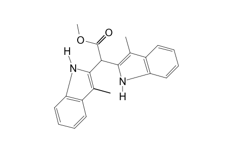 bis(3-methylindol-2-yl)acetic acid, methyl ester