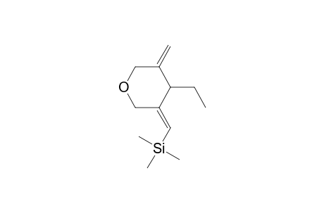 4-Ethyl-3-methylene-5-((trimethylsilyl)methylene)oxane