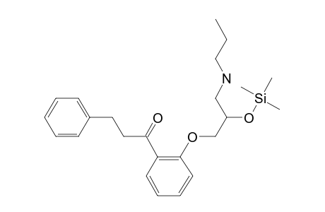 3-Phenyl-1-(2-{3-(propylamino)-2-[(trimethylsilyl)oxy]propoxy}phenyl)propan-1-one