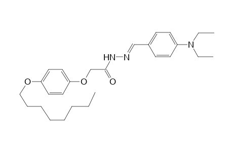 acetic acid, [4-(octyloxy)phenoxy]-, 2-[(E)-[4-(diethylamino)phenyl]methylidene]hydrazide