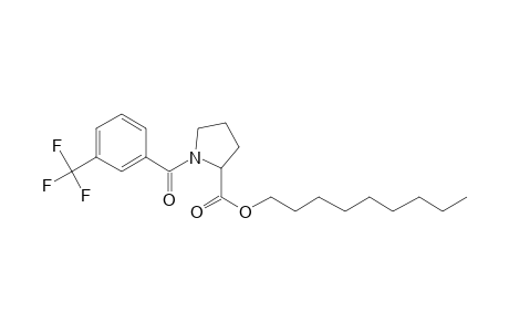 L-Proline, N-(3-trifluoromethylbenzoyl)-, nonyl ester