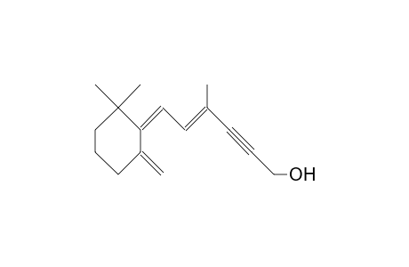 1-((1,1'-Z,2'-E)-6'-Hydroxy-3'-methyl-hex-2'-en-4'-yn-1'-ylidene)-2-methylene-6,6-dimethyl-cyclohexane