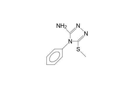 5-Amino-3-methylthio-4-phenyl-1,2,4-triazole