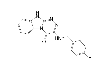 3-[(4-fluorobenzyl)amino]-1H-[1,2,4]triazino[4,3-a]benzimidazol-4-one