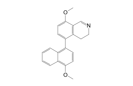 8-Methoxy-5-(4'-methoxynaphthalen-1'-yl)-3,4-dihydroisoquinoline