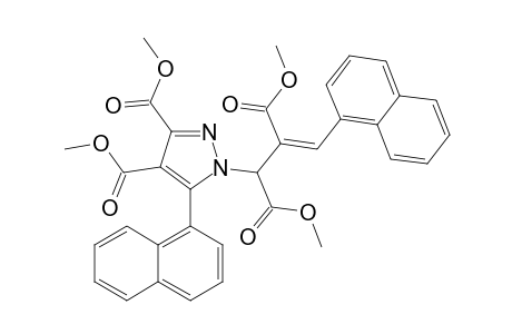 METHYL-2-[3',4'-DICARBOMETHOXY-5'-(1''-NAPHTHALYL)-1'-PYRAZOLYL]-3-CARBOMETHOXY-4-(1''-NAPHTHALYL)-BUT-3-ENOATE