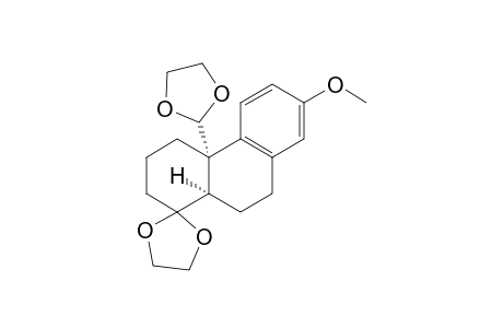 cis-12-Methoxy-2-(1,3-dioxolan-2-yl)tricyclo[8.4.0.0(2,7)]tetradeca-10(1),11,13-triene 4,4-Ethylidene Acetal