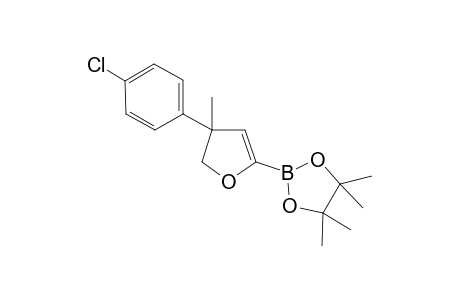 3-(4-Chlorophenyl)-3-methyl-5-(4,4,5,5-tetramethyl-1,3,2-dioxaborolan-2-yl)-2,3-dihydro-furan