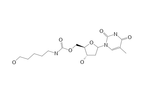 5-o-[N-(Hydroxypentyl)carbamoyl]-1-(2-ddoxy-.beta.,D-ribofuranosyl)thymine