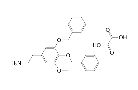 2-[3,4-bis(Benzyloxy)-5-methoxyphenyl]ethanamine oxalate