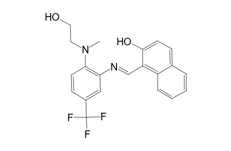 2-naphthalenol, 1-[(E)-[[2-[(2-hydroxyethyl)methylamino]-5-(trifluoromethyl)phenyl]imino]methyl]-