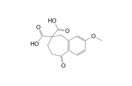 3-Methoxy-9-oxo-5,7,8,9-tetrahydro-6H-benzo[7]annulene-6,6-dicarboxylic acid